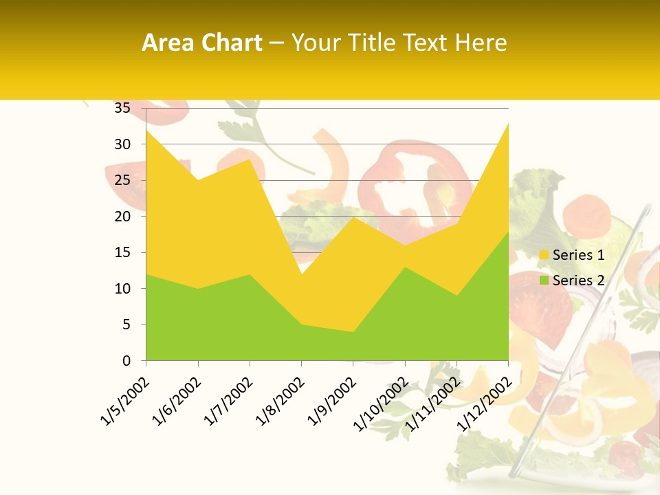 A Salad With Tomatoes, Lettuce, Carrots And Other Vegetables PowerPoint Template