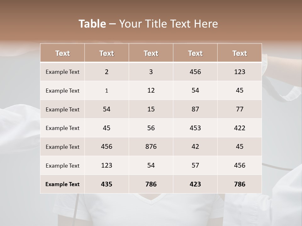 A Woman Getting Her Hair Styled By A Hair Stylist PowerPoint Template