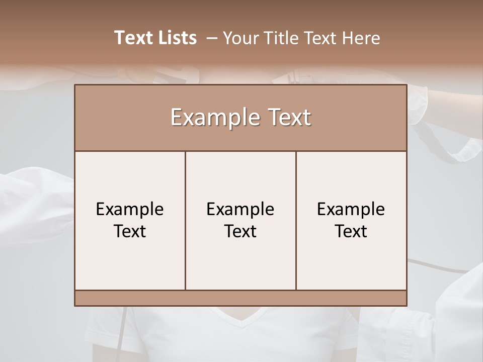 A Woman Getting Her Hair Styled By A Hair Stylist PowerPoint Template