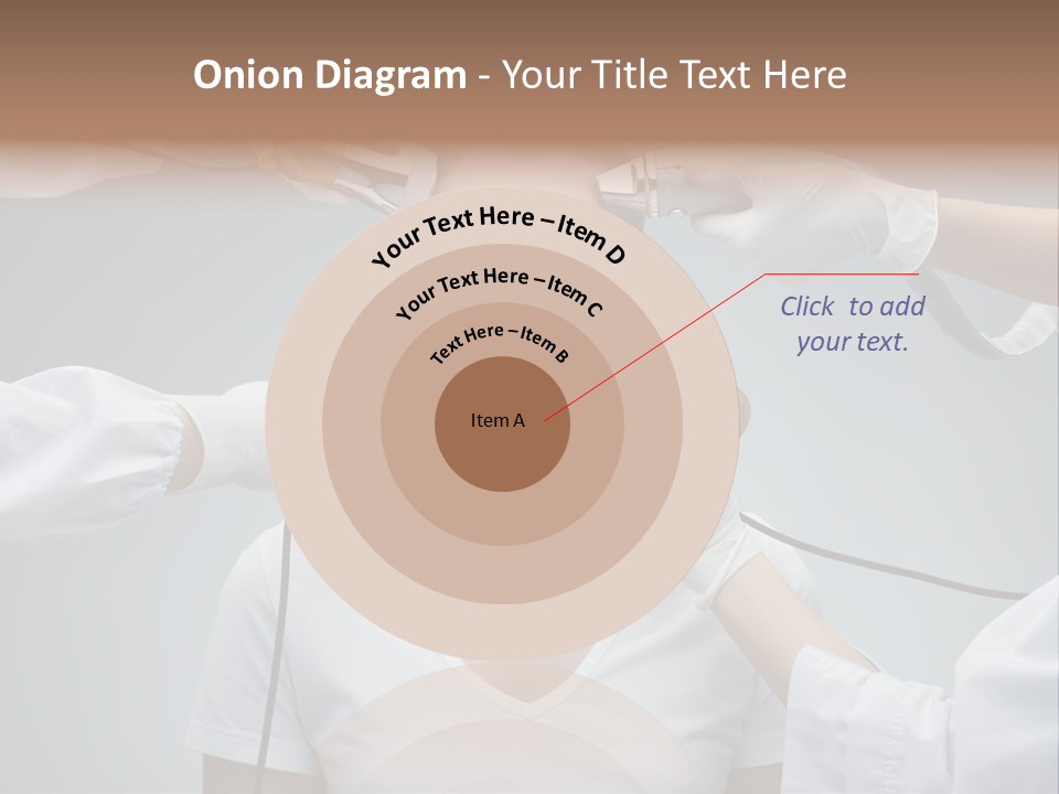 A Woman Getting Her Hair Styled By A Hair Stylist PowerPoint Template