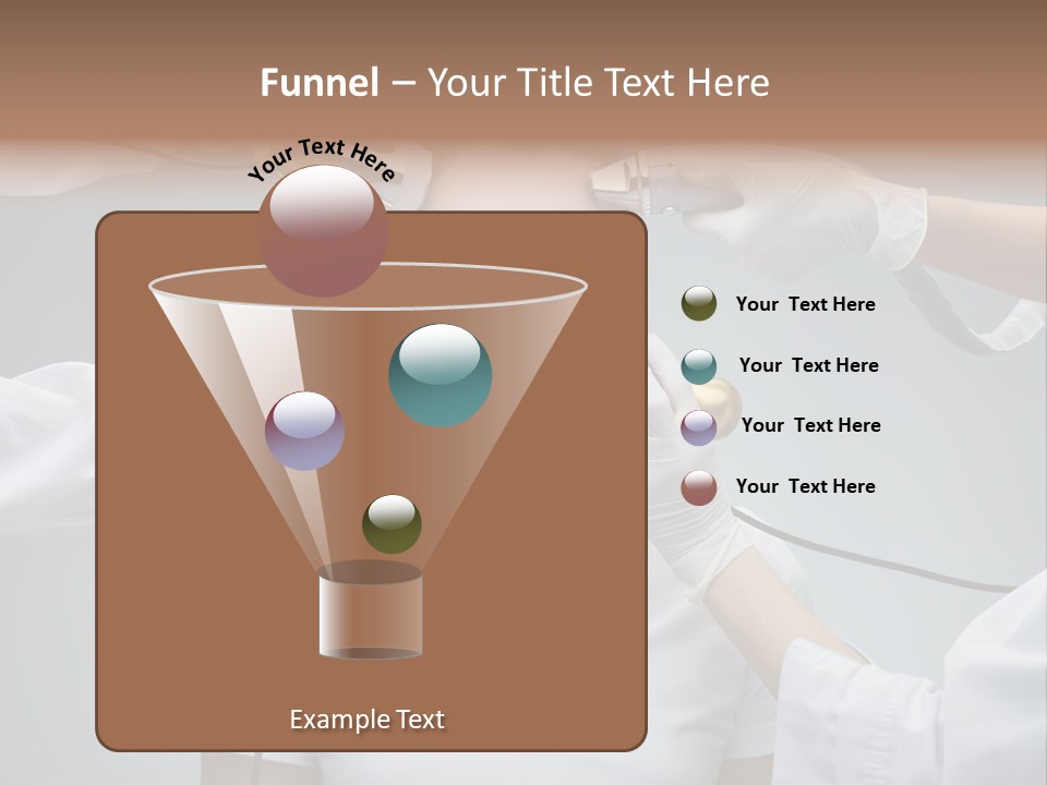 A Woman Getting Her Hair Styled By A Hair Stylist PowerPoint Template