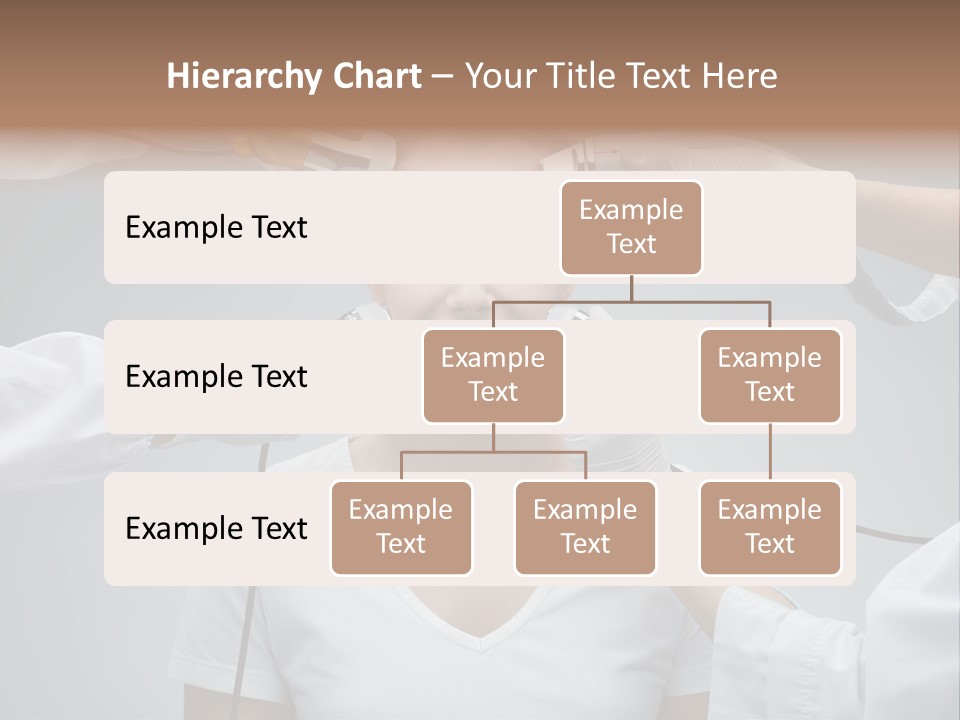 A Woman Getting Her Hair Styled By A Hair Stylist PowerPoint Template