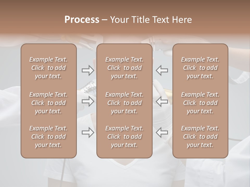 A Woman Getting Her Hair Styled By A Hair Stylist PowerPoint Template