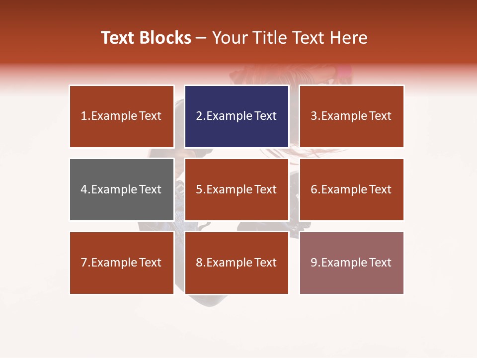 A Woman With Red Hair Is Dancing In The Air PowerPoint Template