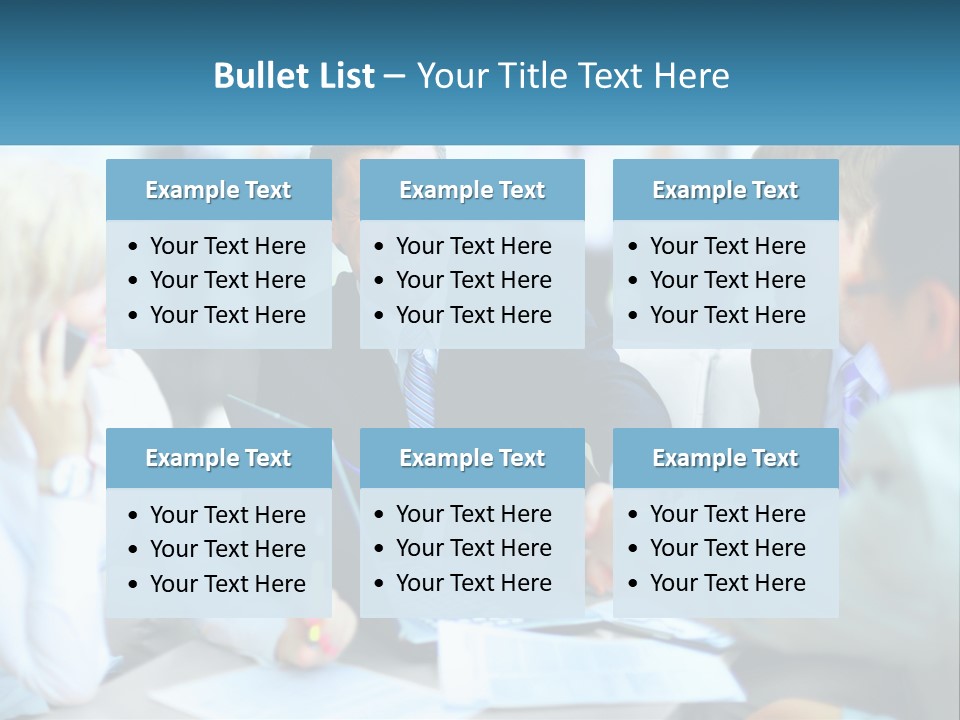 A Group Of People Sitting Around A Table Shaking Hands PowerPoint Template