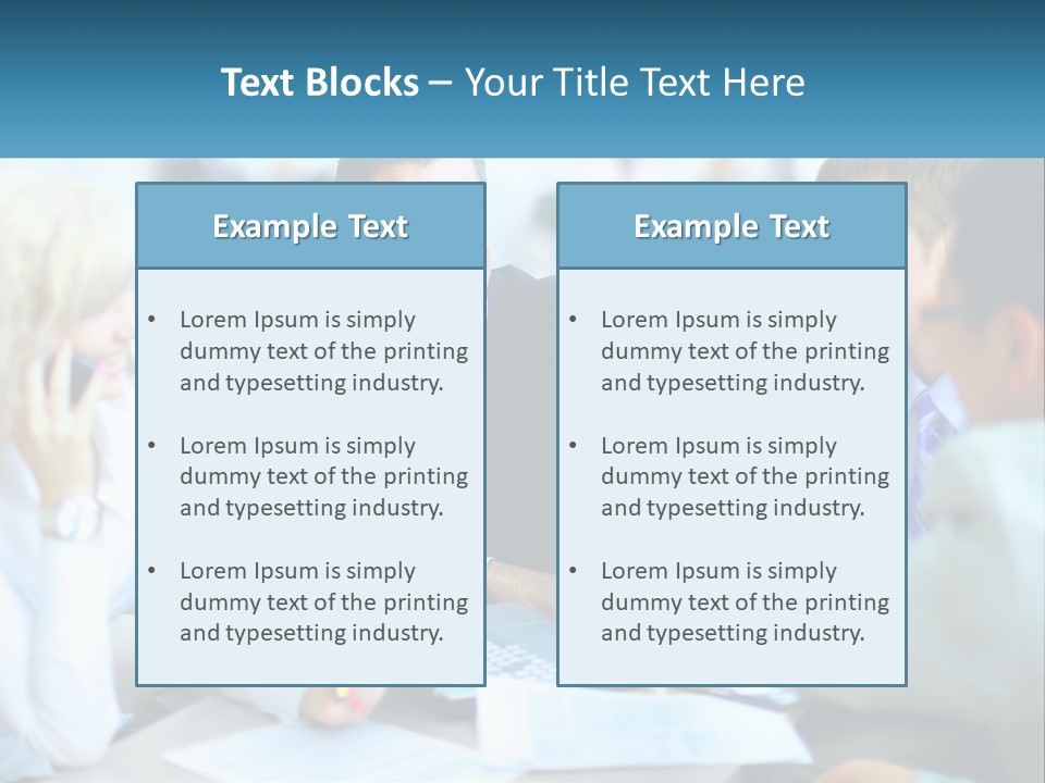 A Group Of People Sitting Around A Table Shaking Hands PowerPoint Template