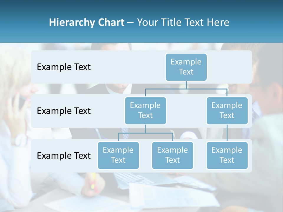 A Group Of People Sitting Around A Table Shaking Hands PowerPoint Template