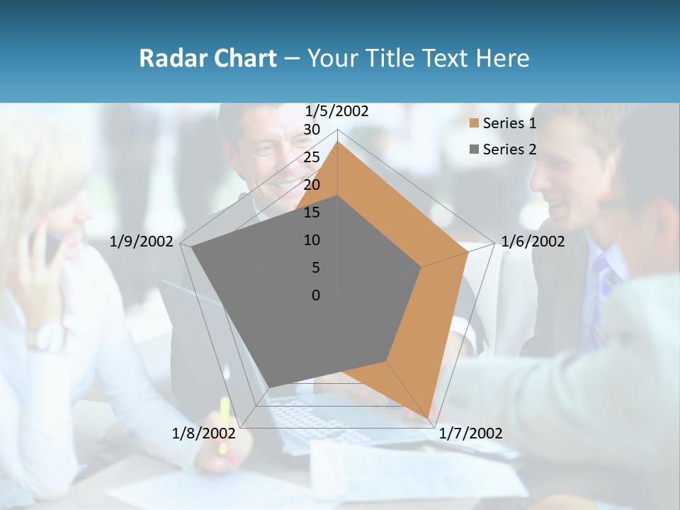 A Group Of People Sitting Around A Table Shaking Hands PowerPoint Template