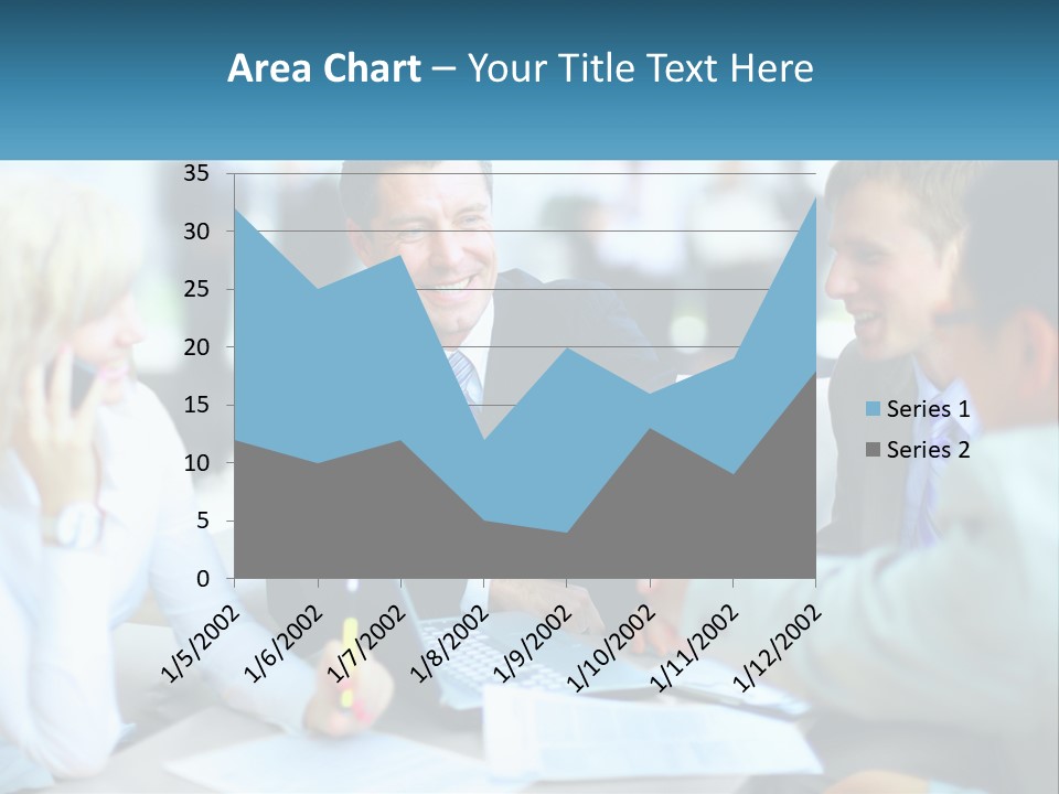 A Group Of People Sitting Around A Table Shaking Hands PowerPoint Template