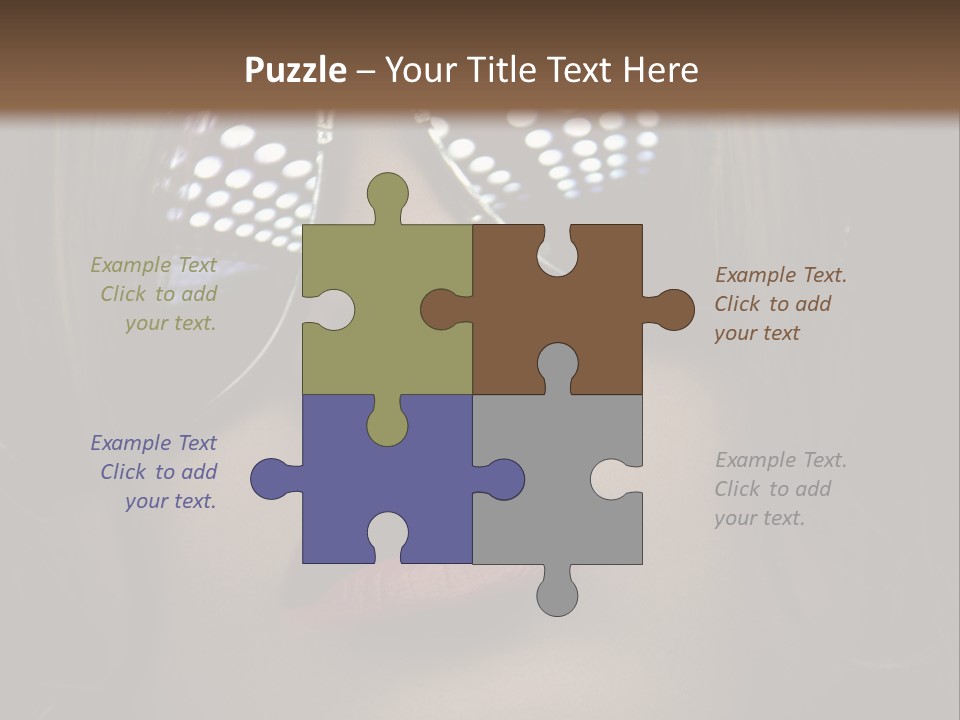 A Woman Wearing Sunglasses With A Red Lipstick PowerPoint Template