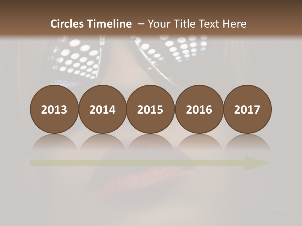 A Woman Wearing Sunglasses With A Red Lipstick PowerPoint Template