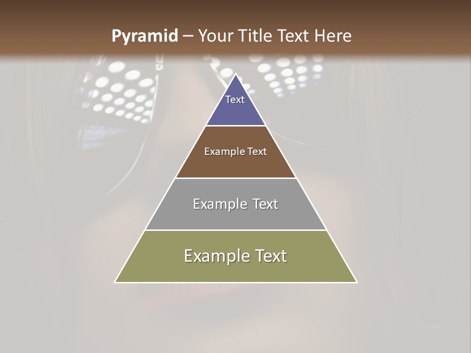 A Woman Wearing Sunglasses With A Red Lipstick PowerPoint Template