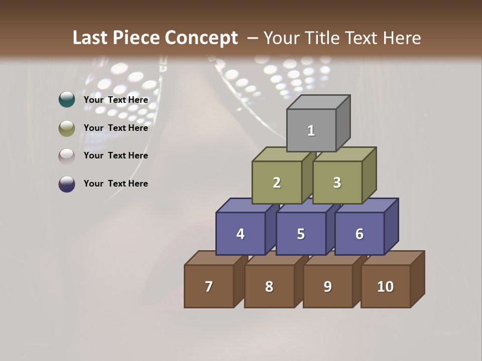 A Woman Wearing Sunglasses With A Red Lipstick PowerPoint Template