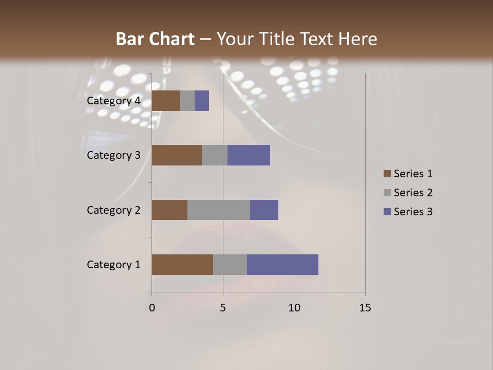 A Woman Wearing Sunglasses With A Red Lipstick PowerPoint Template