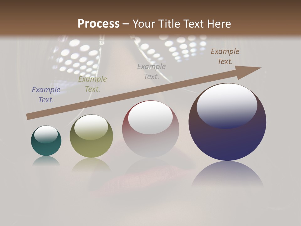 A Woman Wearing Sunglasses With A Red Lipstick PowerPoint Template