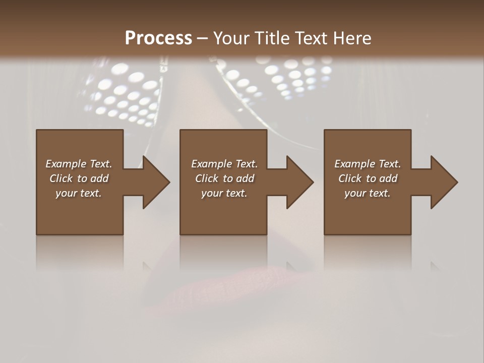 A Woman Wearing Sunglasses With A Red Lipstick PowerPoint Template