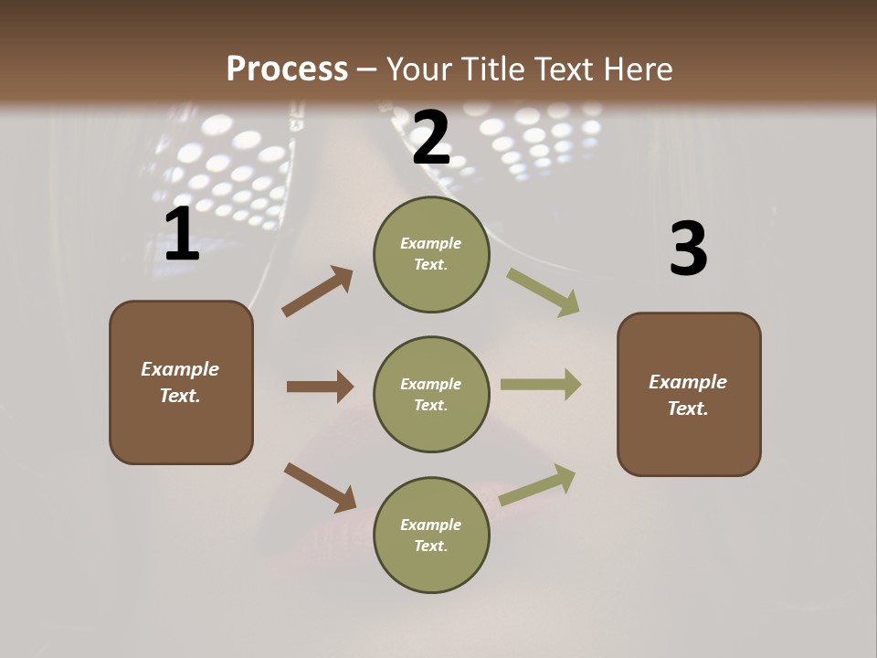 A Woman Wearing Sunglasses With A Red Lipstick PowerPoint Template