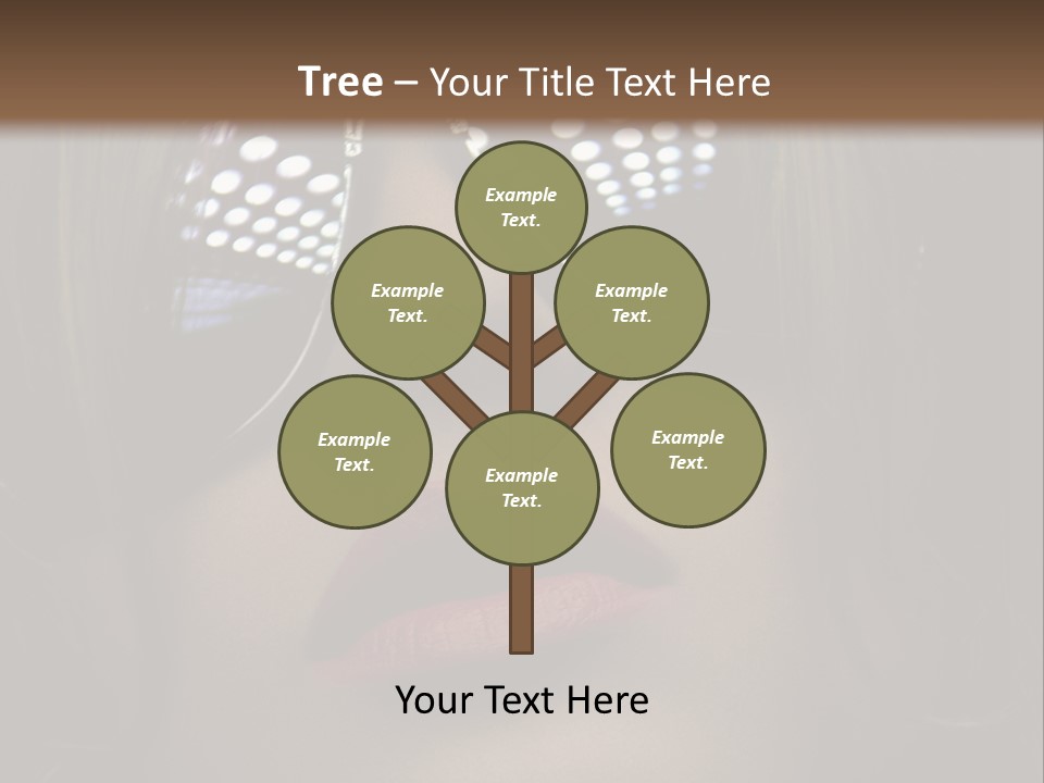 A Woman Wearing Sunglasses With A Red Lipstick PowerPoint Template