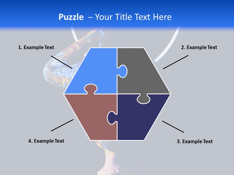 A Woman Doing Aerial Acrobatics On A Hoop PowerPoint Template