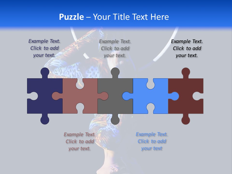 A Woman Doing Aerial Acrobatics On A Hoop PowerPoint Template