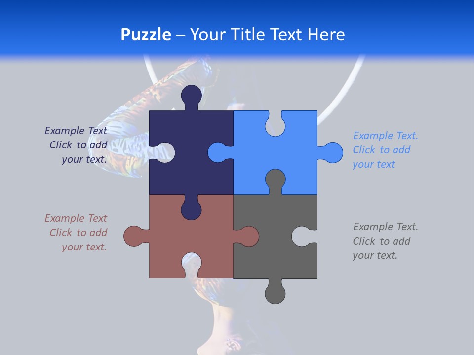 A Woman Doing Aerial Acrobatics On A Hoop PowerPoint Template