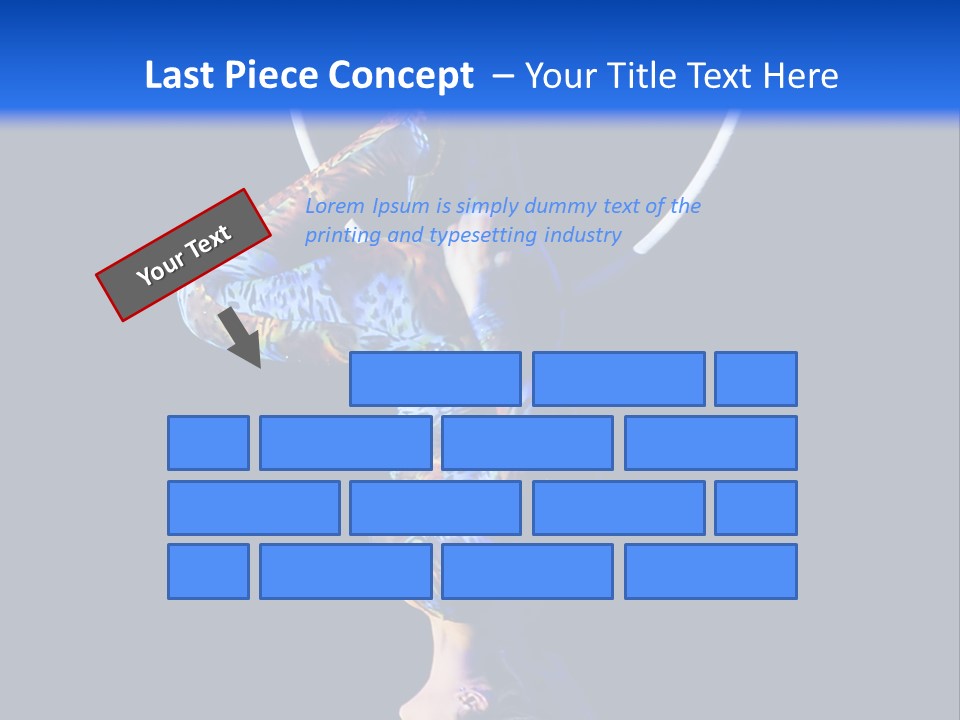 A Woman Doing Aerial Acrobatics On A Hoop PowerPoint Template