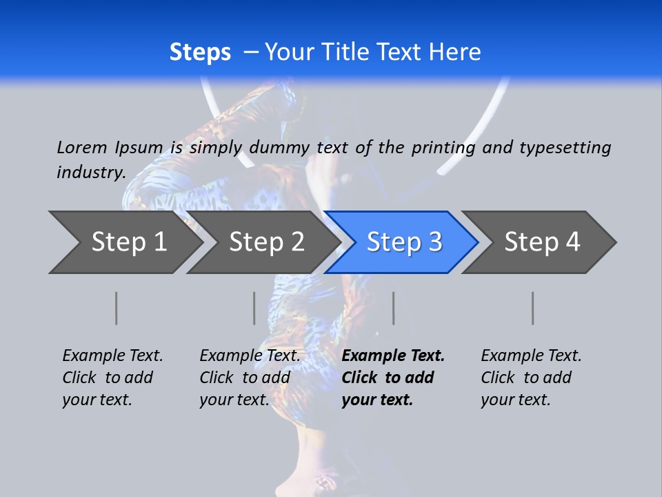 A Woman Doing Aerial Acrobatics On A Hoop PowerPoint Template
