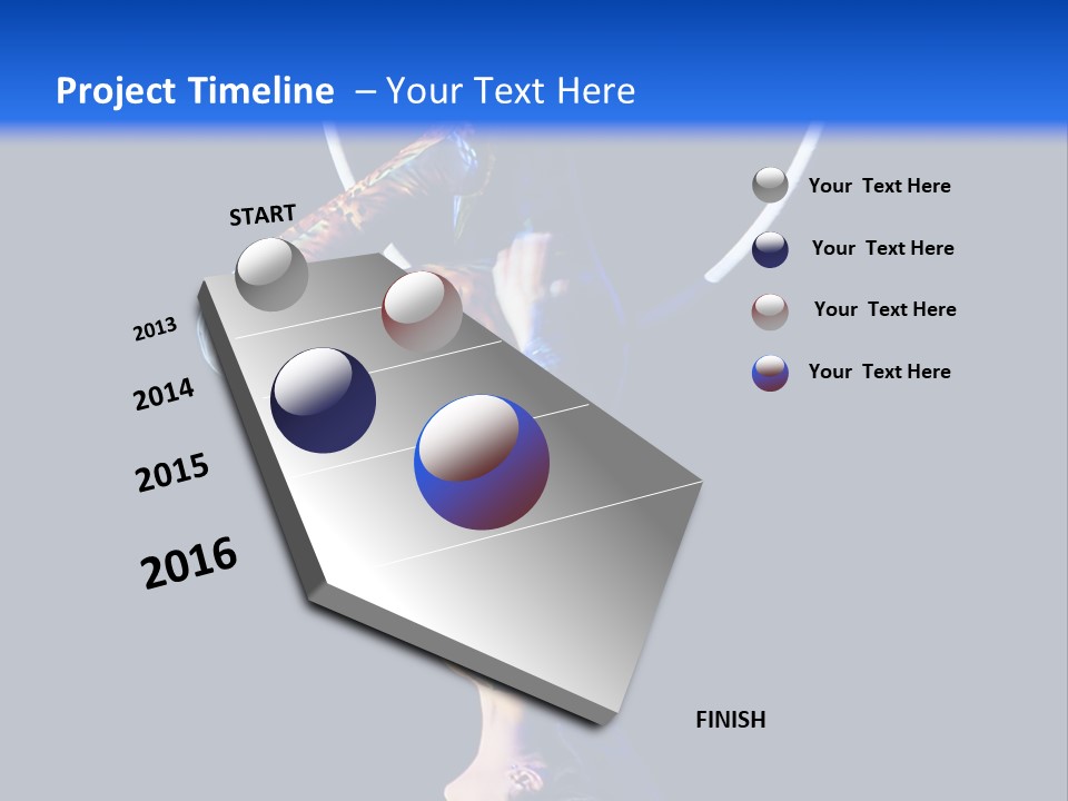 A Woman Doing Aerial Acrobatics On A Hoop PowerPoint Template