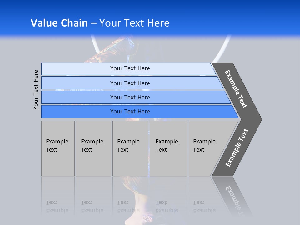 A Woman Doing Aerial Acrobatics On A Hoop PowerPoint Template