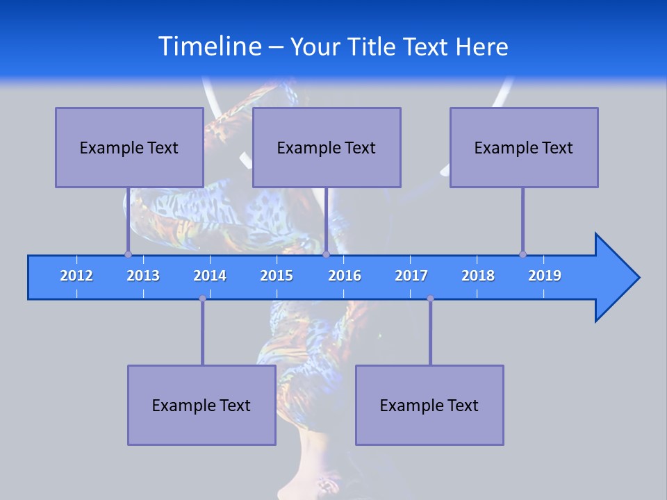 A Woman Doing Aerial Acrobatics On A Hoop PowerPoint Template