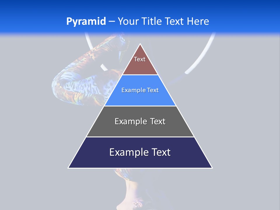 A Woman Doing Aerial Acrobatics On A Hoop PowerPoint Template