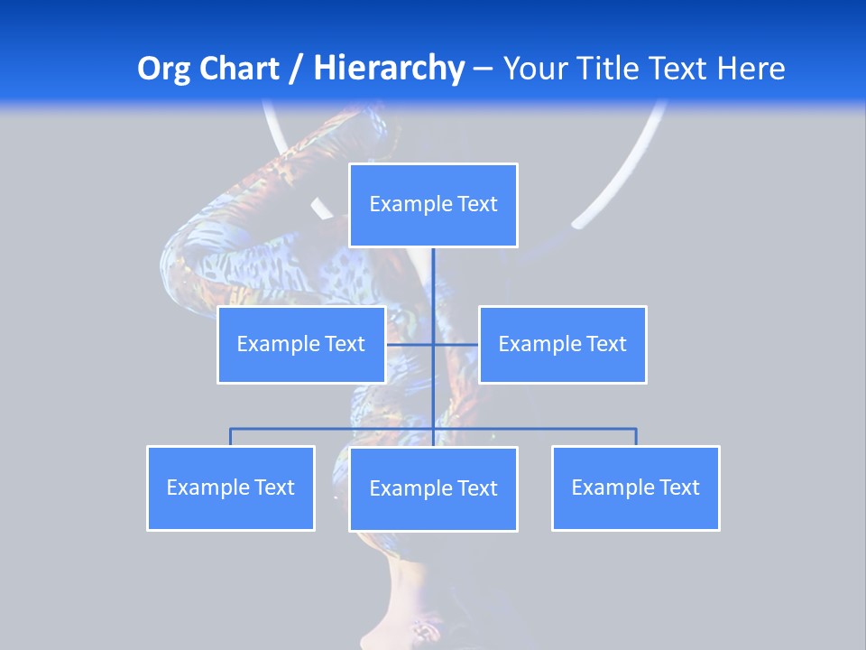 A Woman Doing Aerial Acrobatics On A Hoop PowerPoint Template