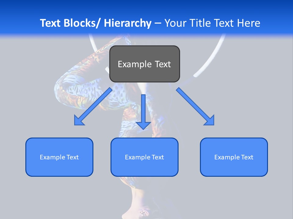 A Woman Doing Aerial Acrobatics On A Hoop PowerPoint Template