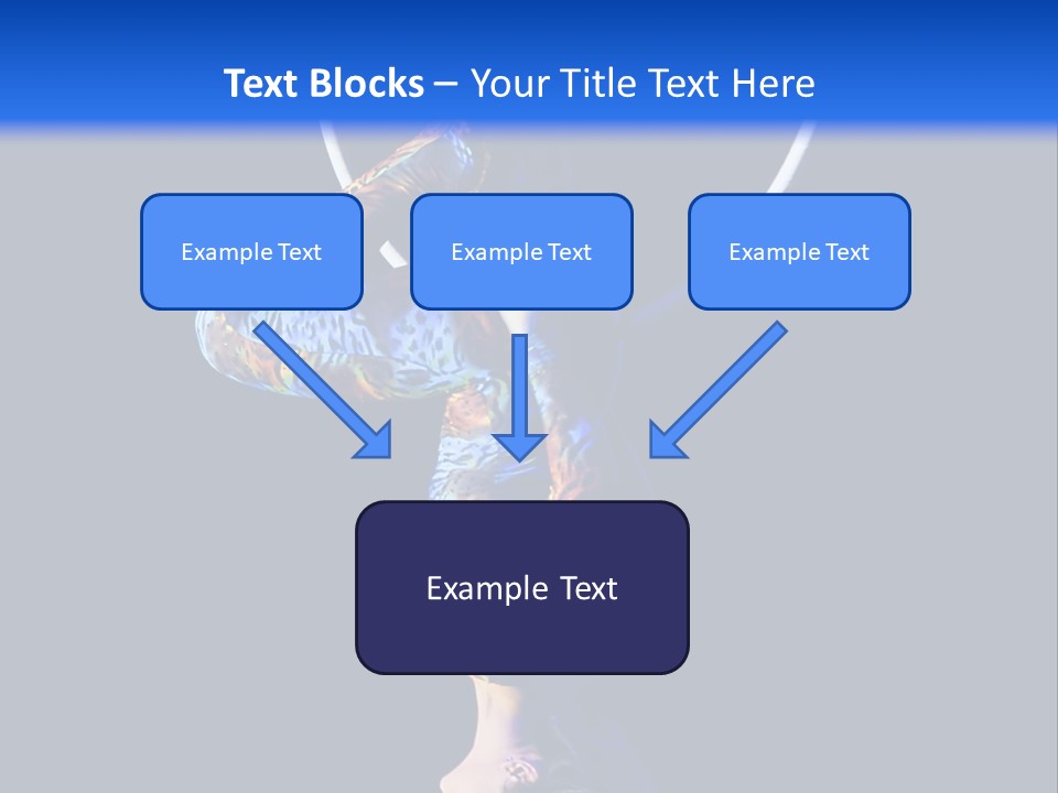 A Woman Doing Aerial Acrobatics On A Hoop PowerPoint Template