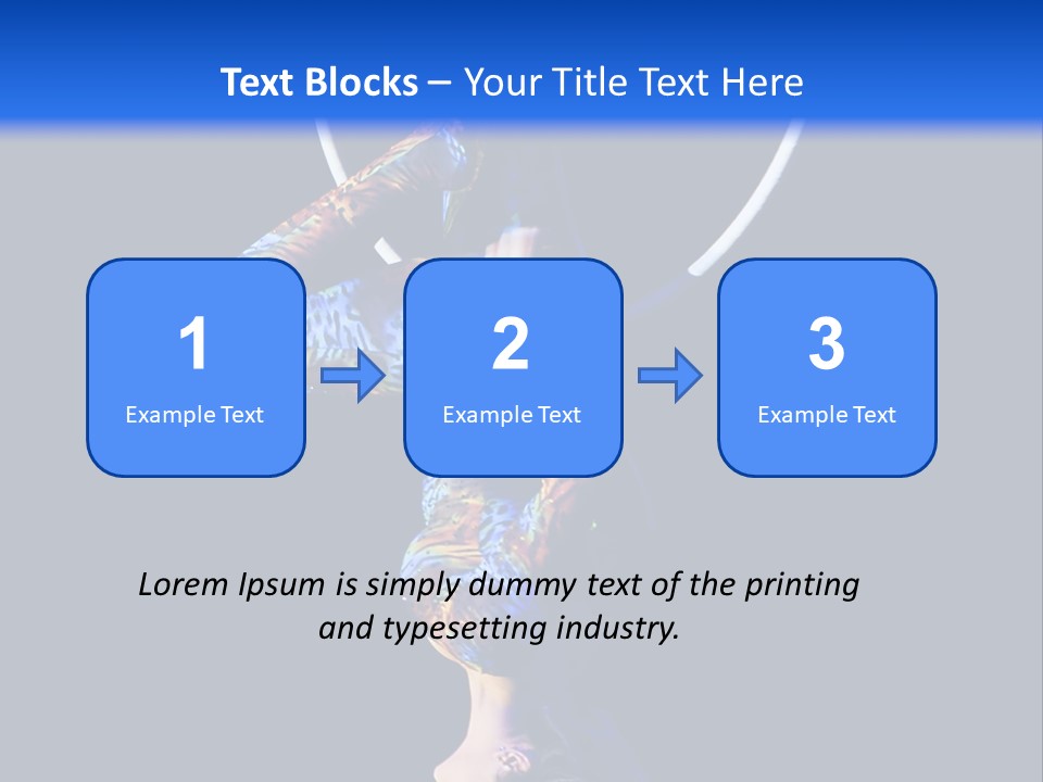 A Woman Doing Aerial Acrobatics On A Hoop PowerPoint Template