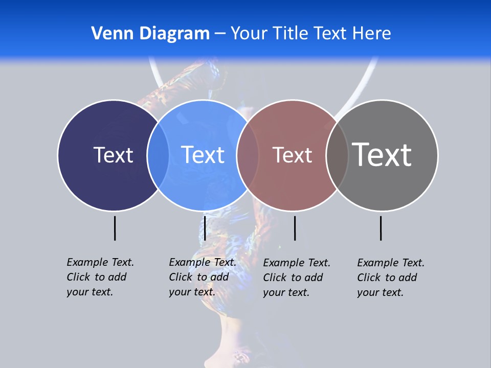 A Woman Doing Aerial Acrobatics On A Hoop PowerPoint Template