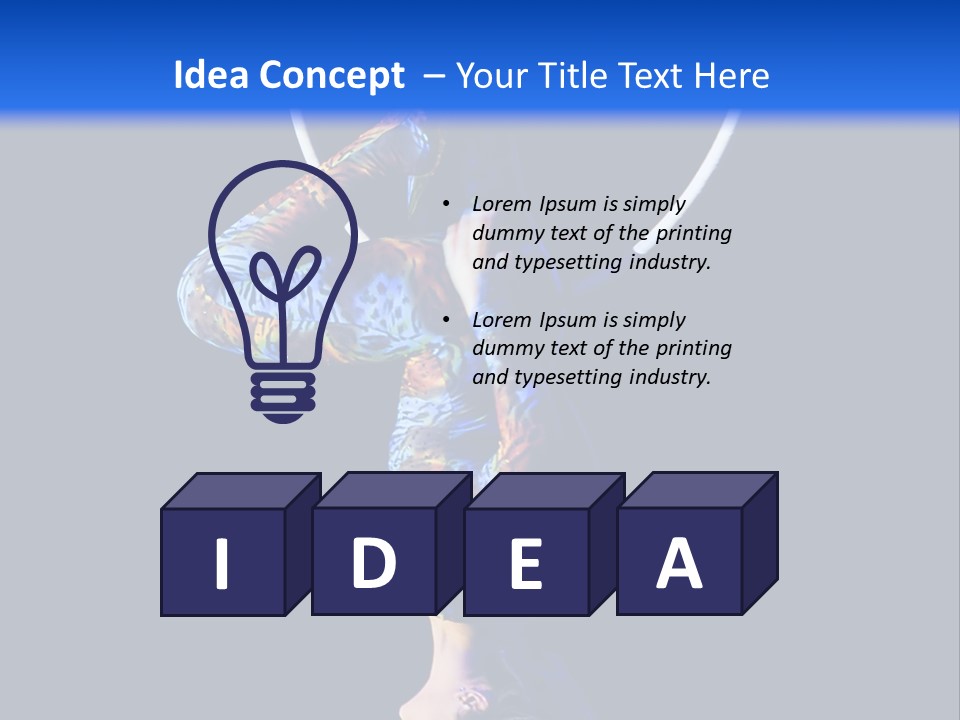 A Woman Doing Aerial Acrobatics On A Hoop PowerPoint Template