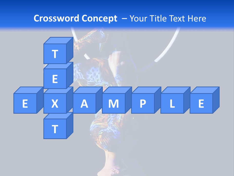 A Woman Doing Aerial Acrobatics On A Hoop PowerPoint Template