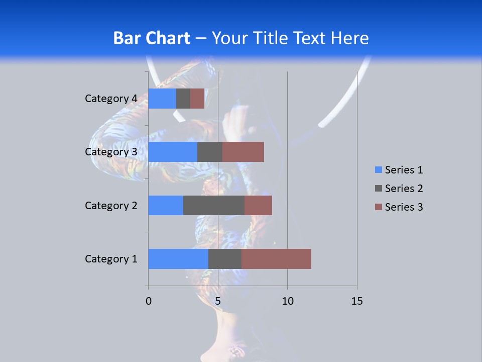 A Woman Doing Aerial Acrobatics On A Hoop PowerPoint Template