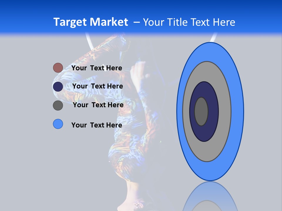 A Woman Doing Aerial Acrobatics On A Hoop PowerPoint Template