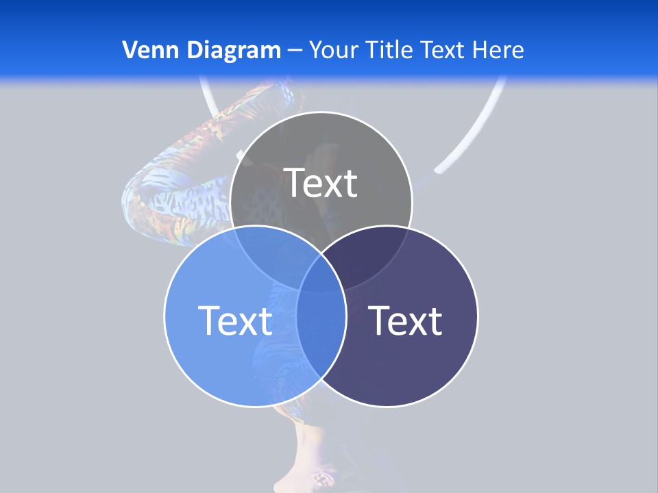 A Woman Doing Aerial Acrobatics On A Hoop PowerPoint Template