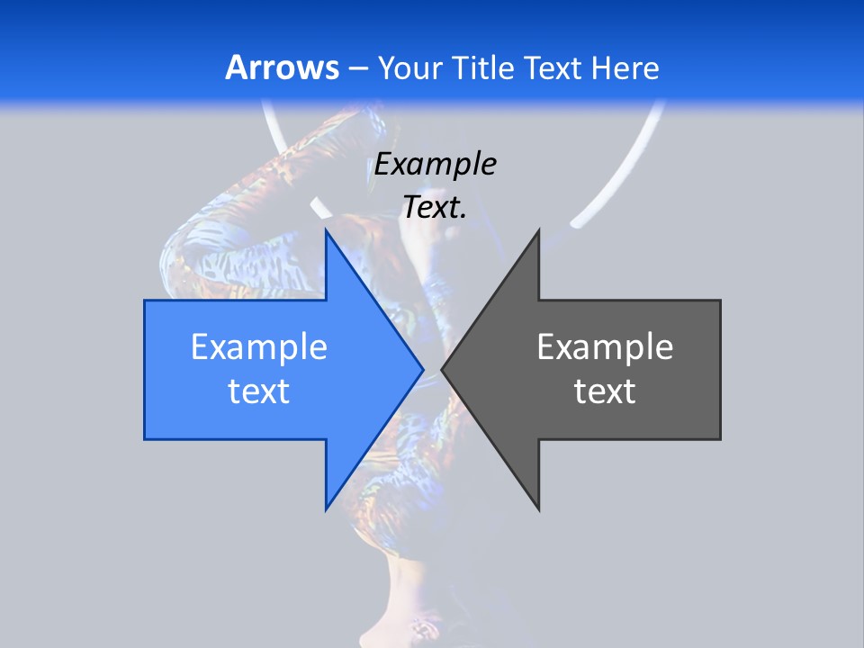 A Woman Doing Aerial Acrobatics On A Hoop PowerPoint Template