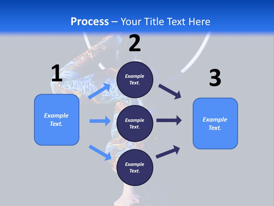 A Woman Doing Aerial Acrobatics On A Hoop PowerPoint Template