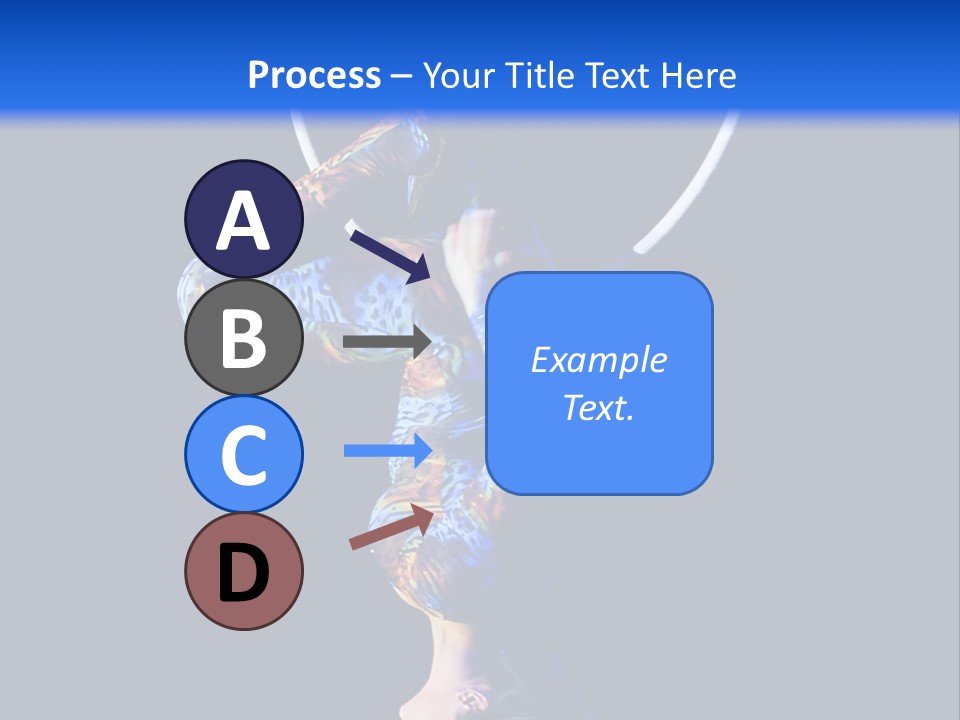 A Woman Doing Aerial Acrobatics On A Hoop PowerPoint Template