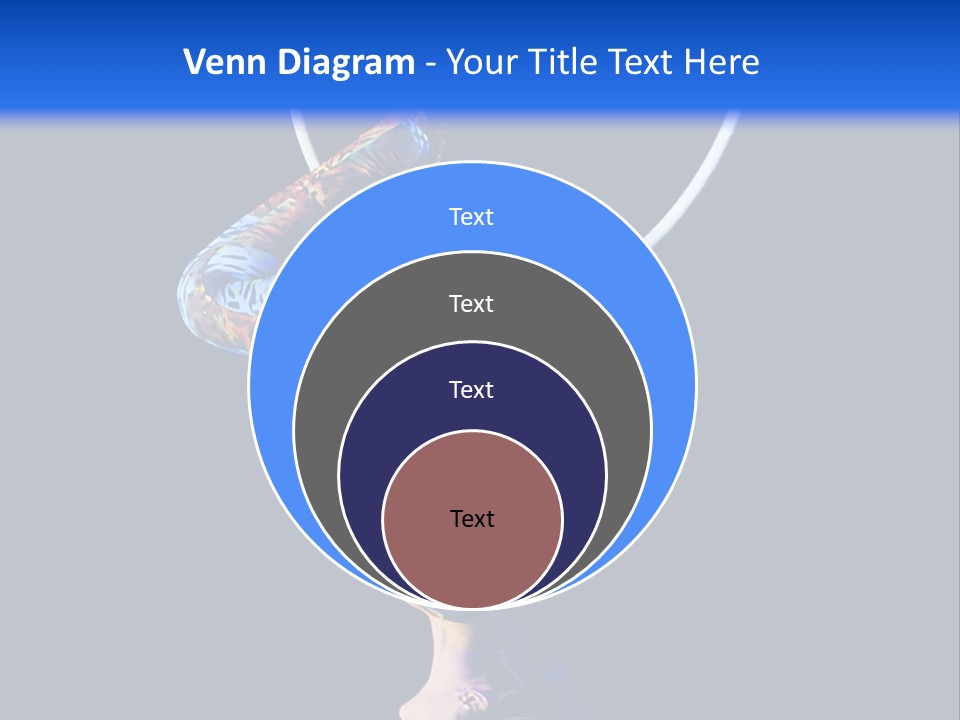 A Woman Doing Aerial Acrobatics On A Hoop PowerPoint Template