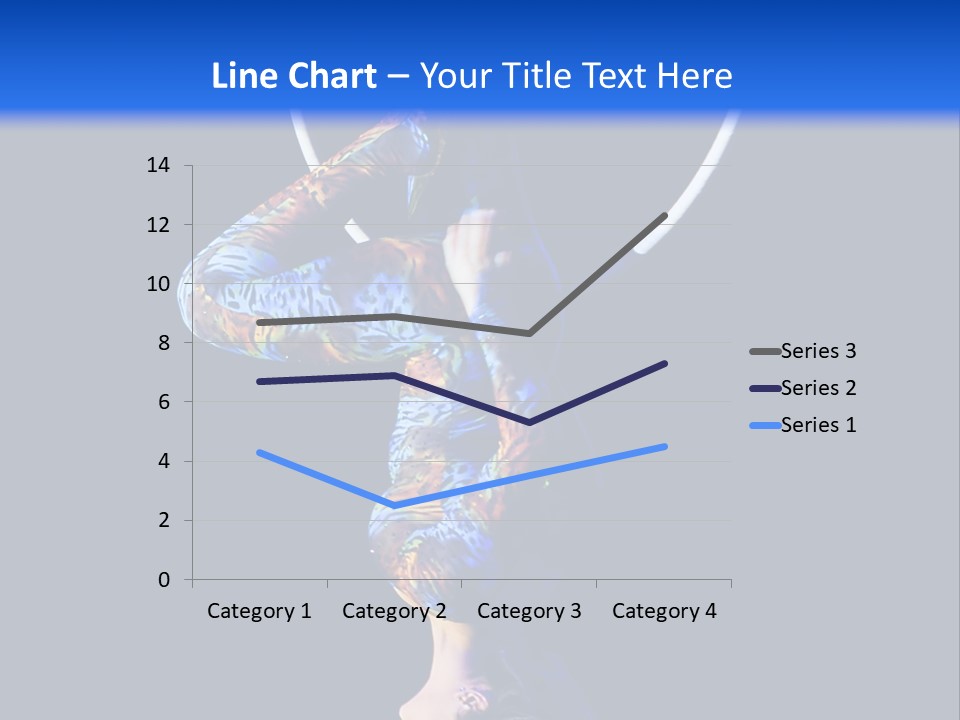 A Woman Doing Aerial Acrobatics On A Hoop PowerPoint Template