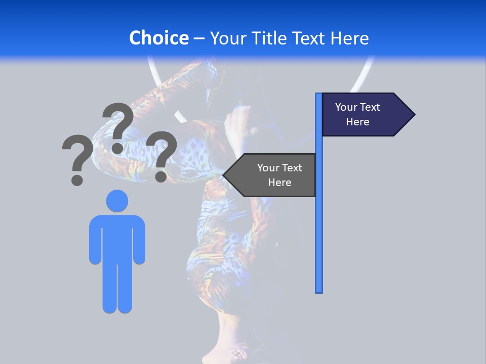 A Woman Doing Aerial Acrobatics On A Hoop PowerPoint Template