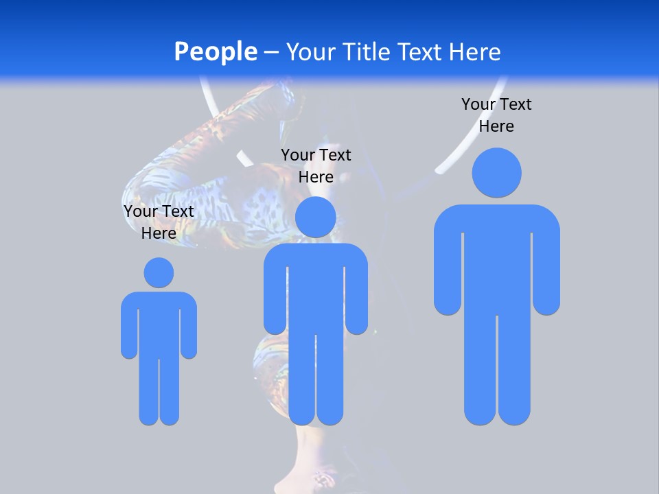 A Woman Doing Aerial Acrobatics On A Hoop PowerPoint Template