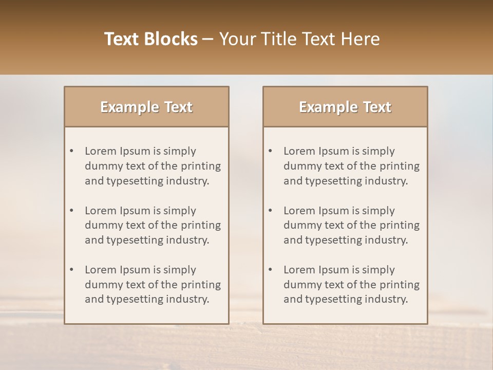 A Stack Of Rocks Sitting On Top Of A Wooden Table PowerPoint Template