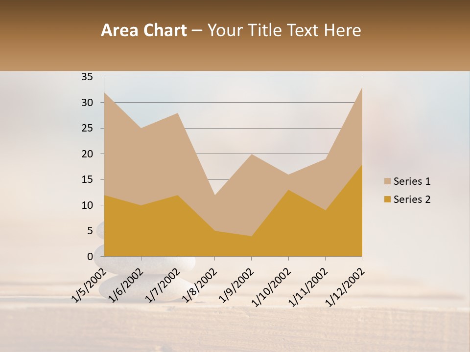 A Stack Of Rocks Sitting On Top Of A Wooden Table PowerPoint Template